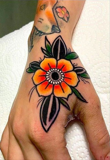 Σχέδιο τατουάζ Daisy On Hand