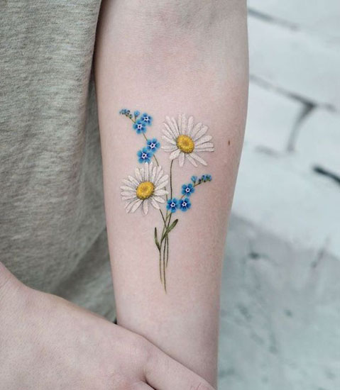 Τα καλύτερα σχέδια τατουάζ Daisy