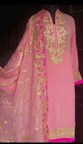 Punjabi Gota Patti Kurti