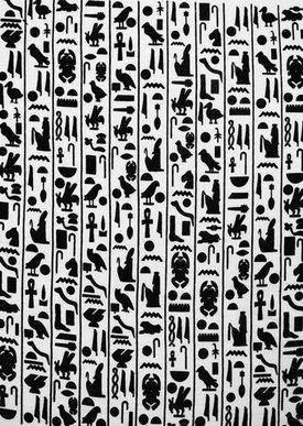 Hieroglyfit Egyptin tatuoinnit