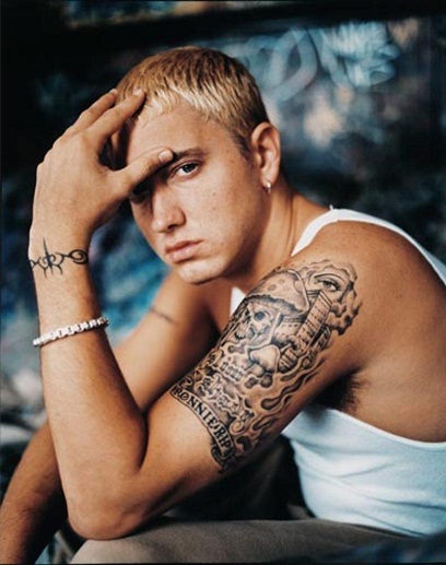 Eminem Silmien tatuointi