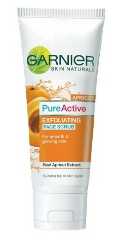 Garnier Skin Naturals Pure Active Apricot -kasvokuorinta