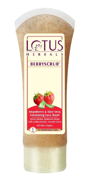 Lotus Herbals Berry Scrub Φράουλα