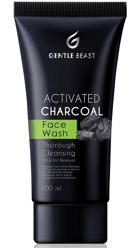 Gentle Beast Premium Activated Charcoal Face Wash για τον έλεγχο της έκκρισης λαδιού