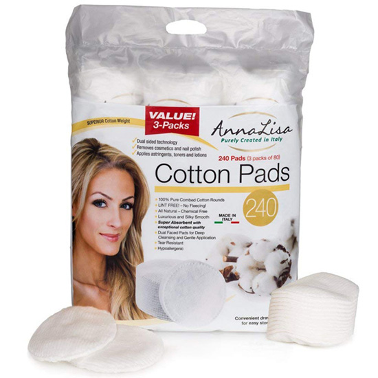 AnnaLisa 100% Pure Combed Cotton Rounds