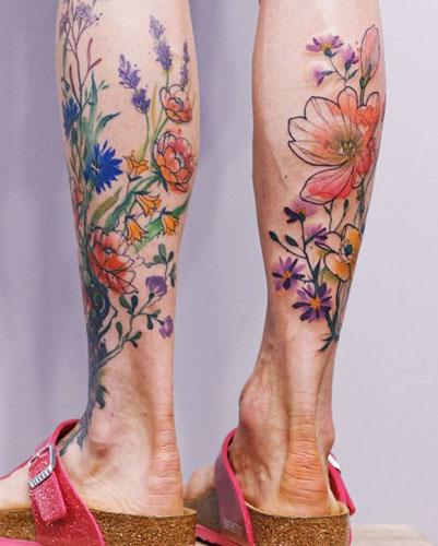 Τα καλύτερα σχέδια τατουάζ λουλουδιών 2