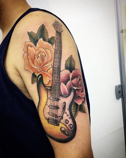 Καλύτερα σχέδια τατουάζ κιθάρας 2