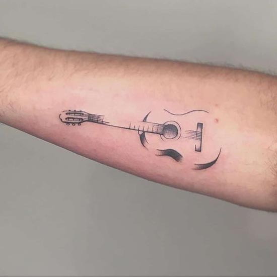 Καλύτερα σχέδια τατουάζ κιθάρας 6