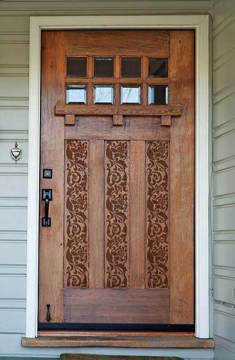 Στένσιλ μοτίβο μπροστινή πόρτα