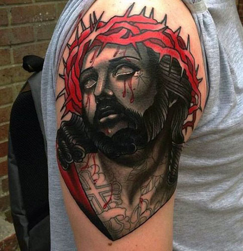 Τα καλύτερα σχέδια τατουάζ του Ιησού 5