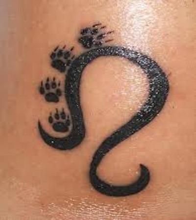 Horoskooppi Leo -tassujen tatuointimalleilla