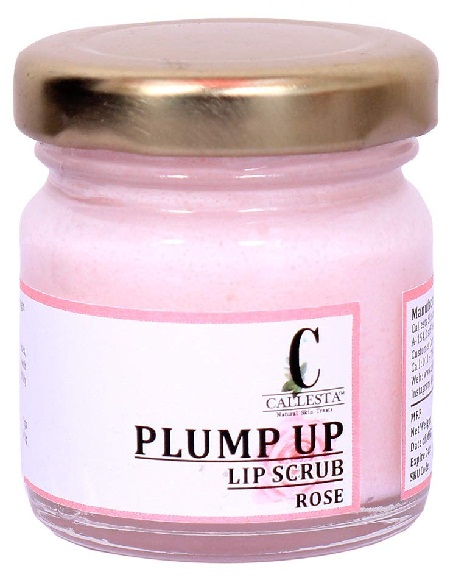 Callesta Plump Up Απολεπιστικό βρώσιμο Unisex Rose Lip Scrub