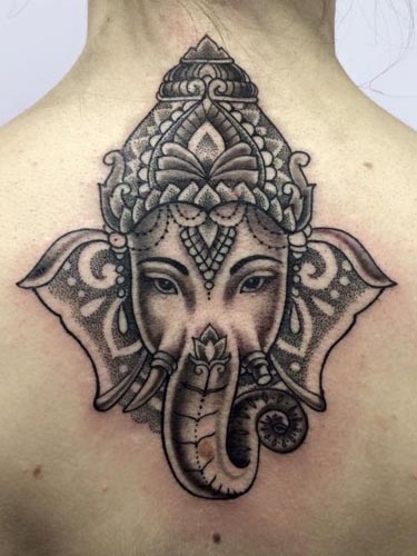 Parhaat Lord Ganeshan tatuointimallit 4
