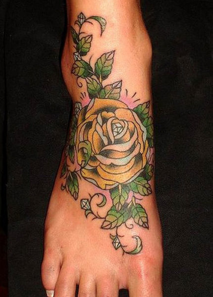Miami Ink Rose Tattoo Design για γυναίκες