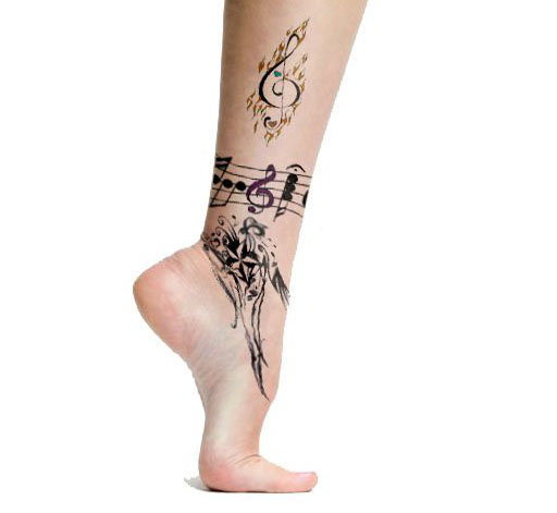 Καλύτερα σχέδια τατουάζ μουσικής 8