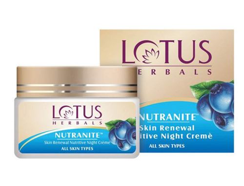 Lotus Herbals Nutranite Skin Renewal Nutritive Night Cream -voide