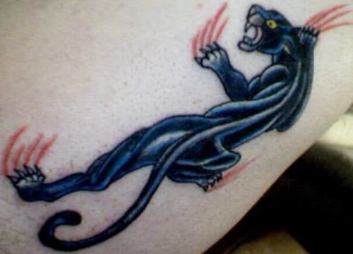 Scratching Panther Tattoo -mallit