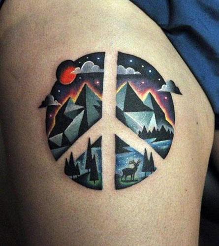 Τα καλύτερα σχέδια τατουάζ ειρήνης 2