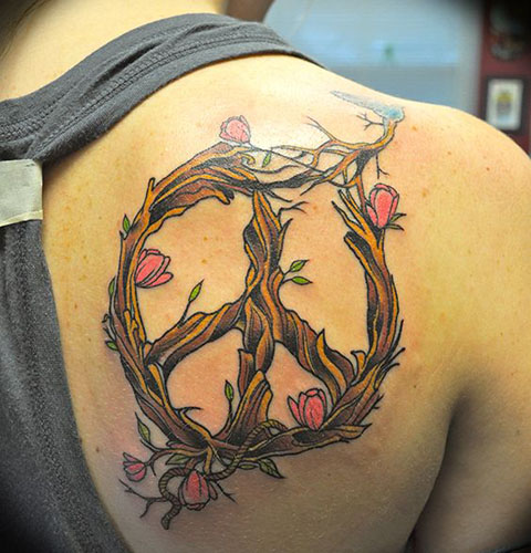 Τα καλύτερα σχέδια τατουάζ ειρήνης 3