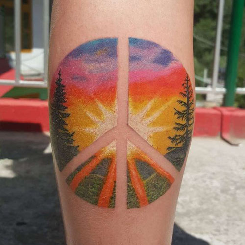 Τα καλύτερα σχέδια τατουάζ ειρήνης 4