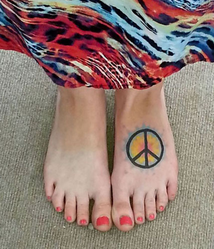 Καλύτερα σχέδια τατουάζ ειρήνης 5