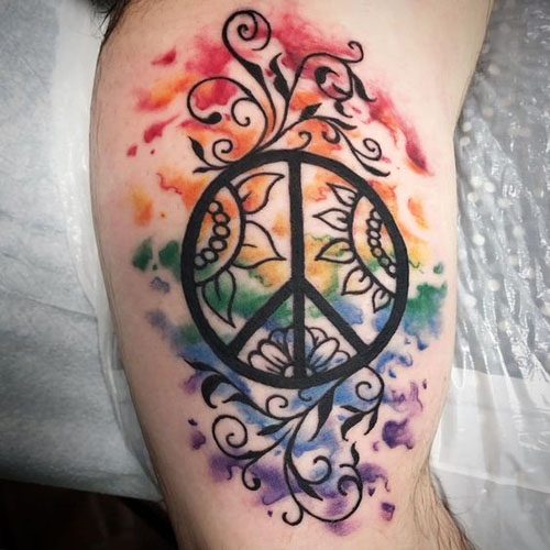 Τα καλύτερα σχέδια τατουάζ ειρήνης 10