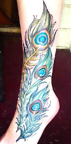 Ελκυστικά σχέδια τατουάζ Peacock