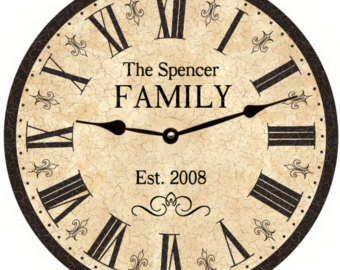 Εξατομικευμένο οικογενειακό ρολόι