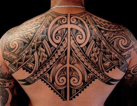 Yksinkertainen-Samoalainen-tatuointi