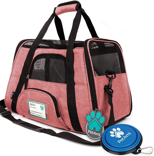 Pet Ami Premium Airline Approved Soft-Sided Travel Carrier