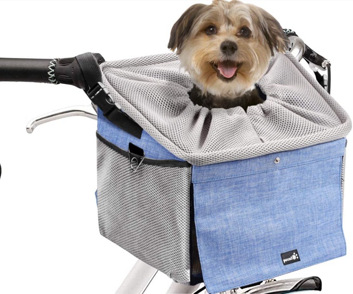 Pecute Dog Bike Basket Pet Carrier for Bicycle