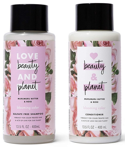 Love Beauty & amp; Planet Rose Shampoo And Conditioner