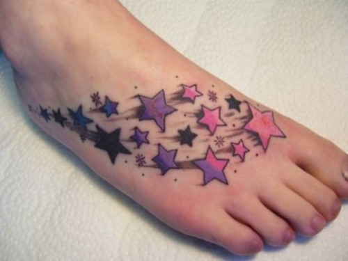 Shooting Star -tatuoinnit jalalle