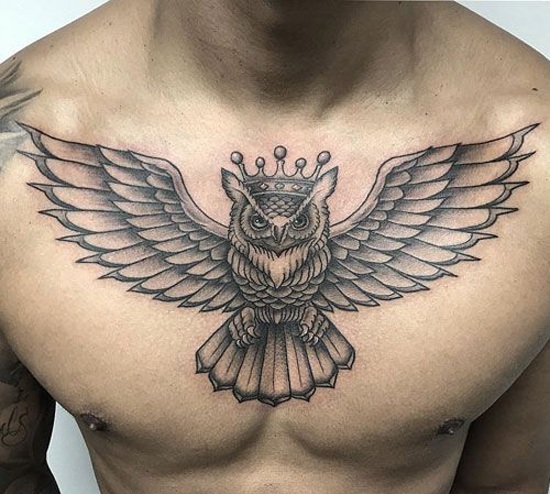 Pöllö Tatuointimallit ja merkitykset 6