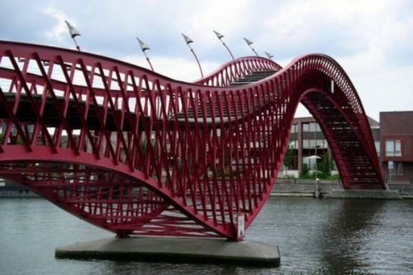 Python bridge-python bridge Amsterdam exceptionellt konstruktionsstål