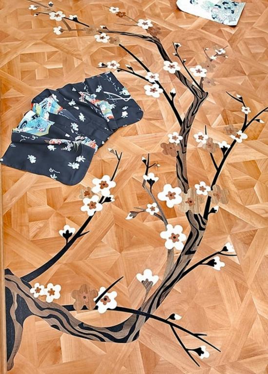 japansk konstgolv parkett