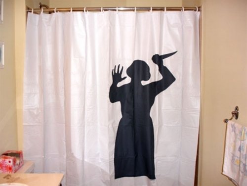 idéer för gardiner badrum farauensilhouette