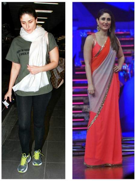 Kareena Kapoor ennen ja jälkeen painonpudotuksen