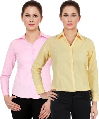 Χρυσό επίσημο πουκάμισο για γυναίκες