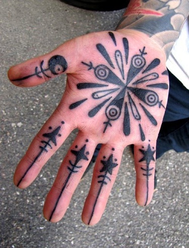 Full Palm Tattoo
