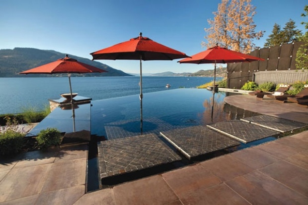 Infinity Pool Parasols-Red-California-Florida-Tennessee