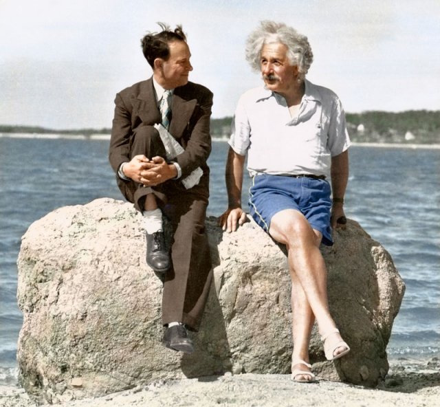 Albert Einstein långö 1939 sommar