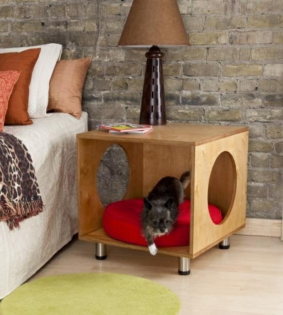 Nattbord hund säng kreativ design små husdjur