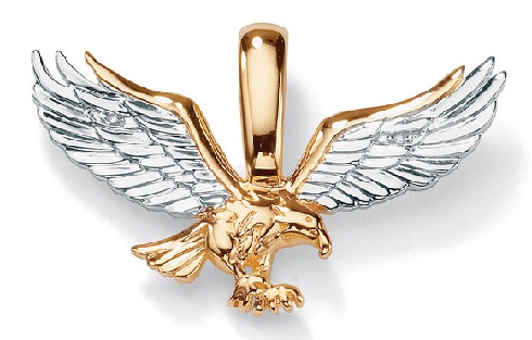 Ανδρικό μενταγιόν American Diamond Jewellery σχήματος Eagle