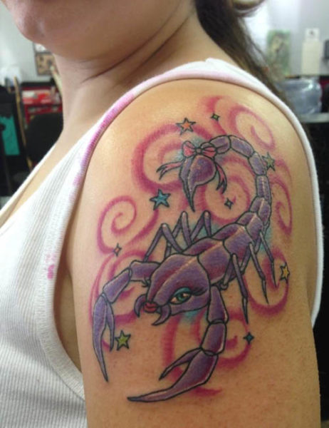 Scorpion Tattoo tytöille