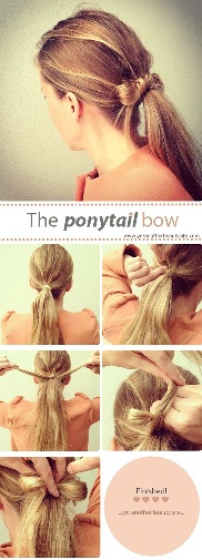 Αλογοουρά Bow Hairstyle