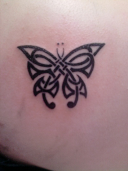 Μικρά σχέδια τατουάζ πεταλούδων κέλτικου