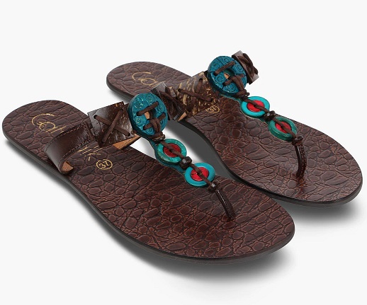 Catwalk Embellished Flat Sandals