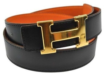 Hermes Designer Gold H Belt for Men