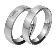 Matta viimeistely- Platinum Couple Ring